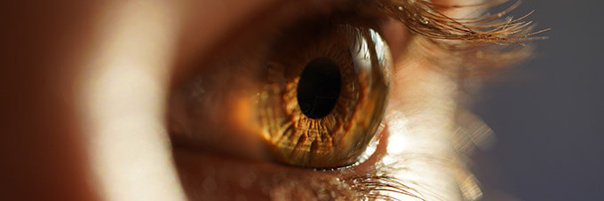 Close-up of someone's eye.
